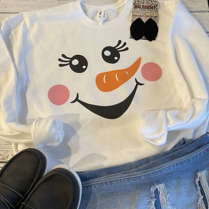 Snowman Face for wholesale by Southern Attitude Designs Inc