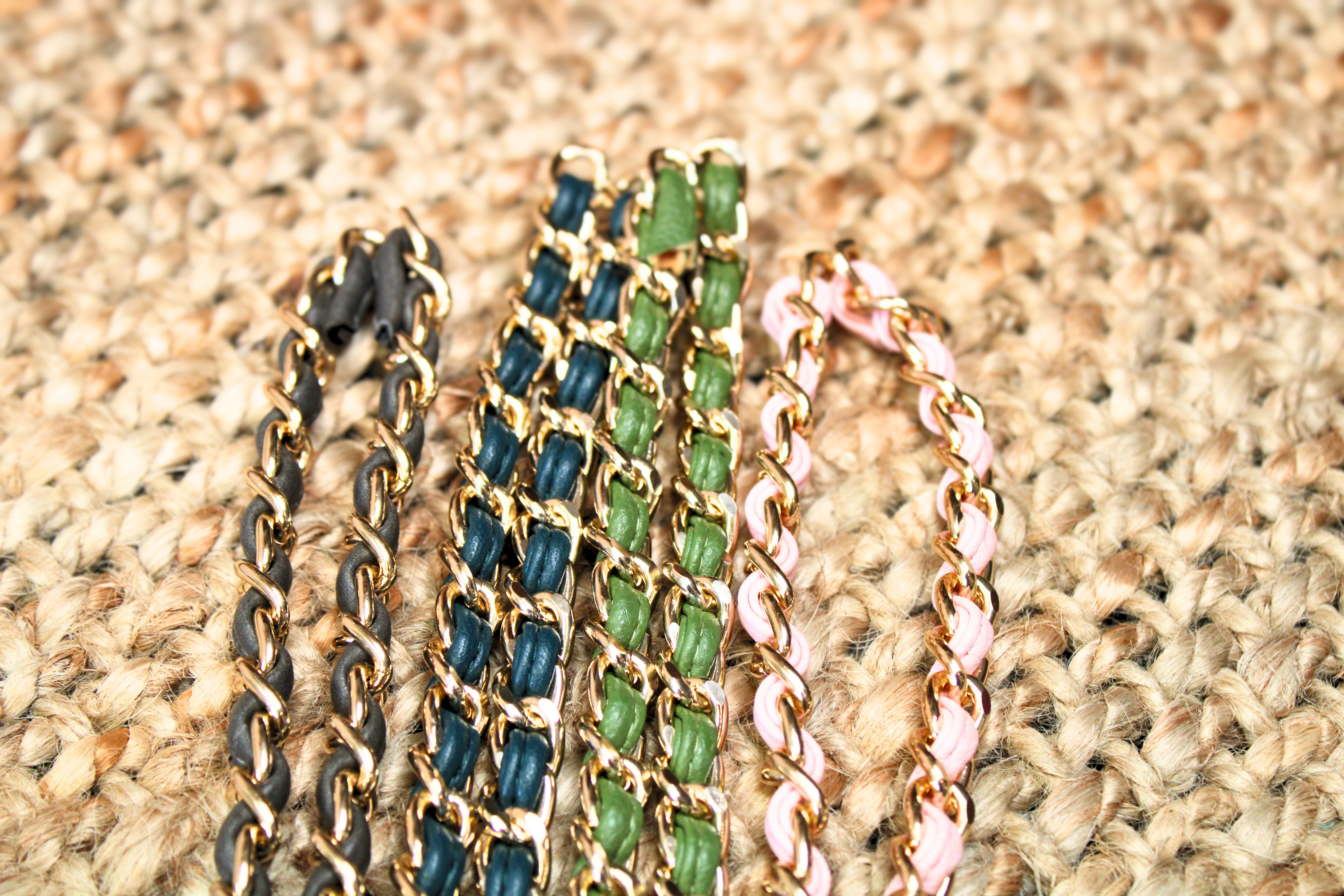 Wildflowers and Barley - Wholesale Hat Accessory - Women's - Golden Hour Hat Band – Gold Metal & Vegan Leather2