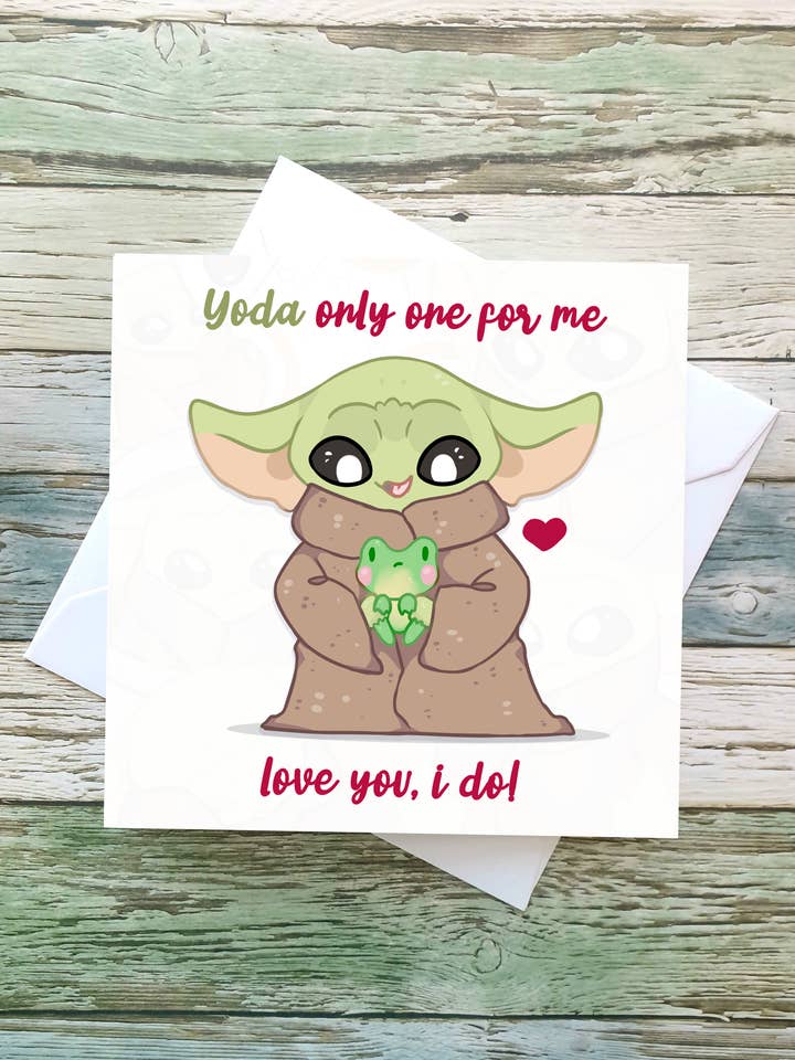 Carte de vœux « Only one for me » de Green Baby pour la vente par Ellesdoodlebox