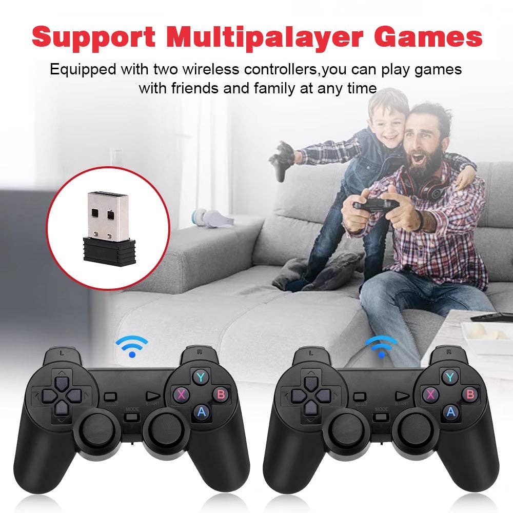 Infinite Basics – wholesale Electronic toy – Child & baby – Retro 4K HDMI Game Stick – 30K+ Games with 2 Wireless Controllers13