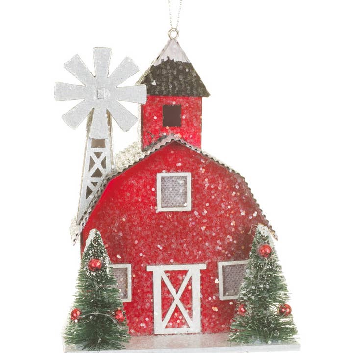 NEW-Red/White Led Gambrel Roof Barn Ornament and other Purchase Wholesale cardboard advent calendar. Free Returns & Net 60 Terms on Faire trending on Faire.