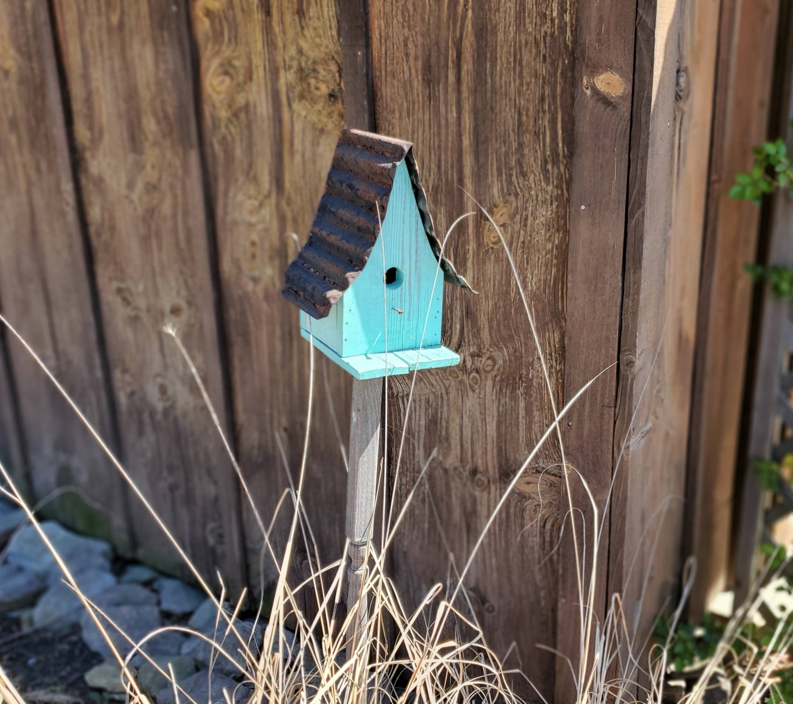 Flying Heart Threads - Wholesale Bird House - Cottage Rustic Birdhouse (SM42)6