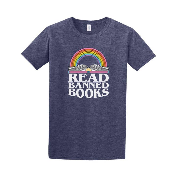 The Little Gay Shop - Wholesale T-Shirt (Graphic) - Unisex - Read Banned Books Tee Shirt