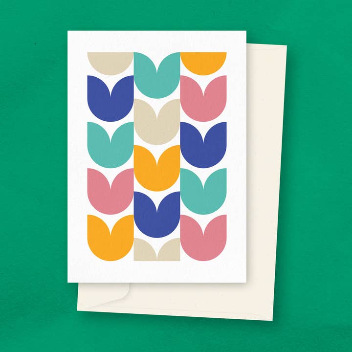 Tulpen Grußkarte für den Großhandel von Paperchain Cards