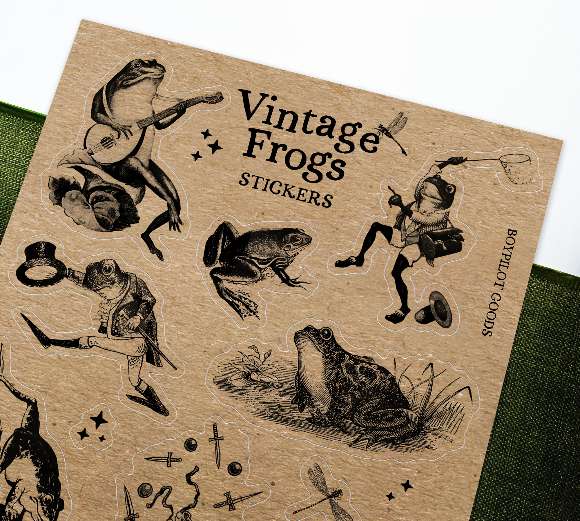 BoyPilot Goods - Wholesale Sticker - Vintage Sticker Sheets - Fairytales, Horror, Alchemy, Nature13