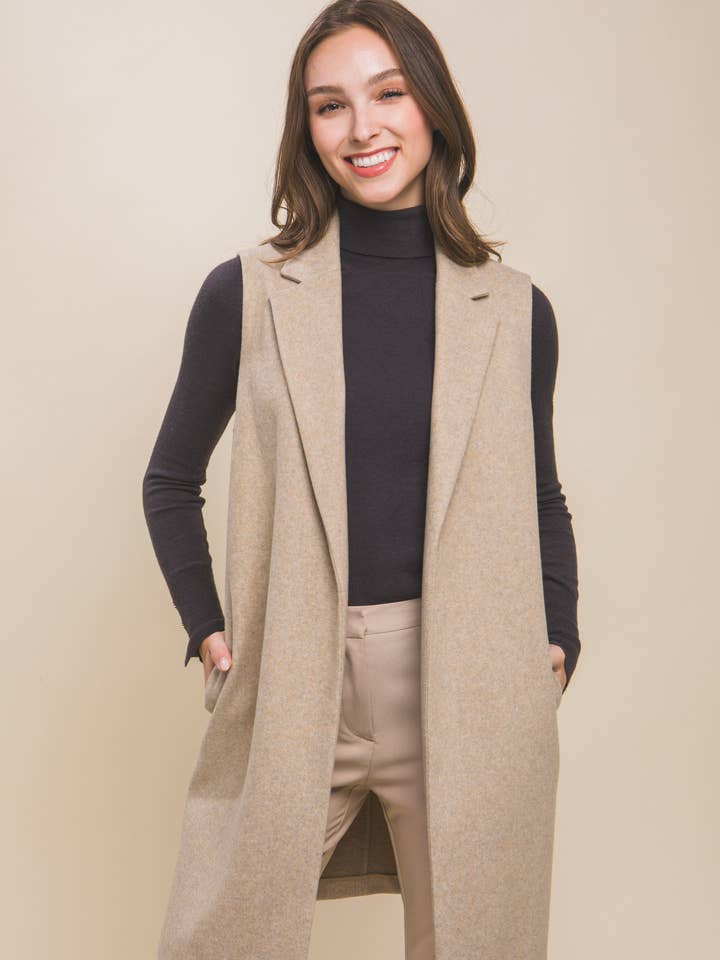 ..0915 JQ Fleece-Langweste mit Taschen SI-17559 für den Großhandel von 42POPS