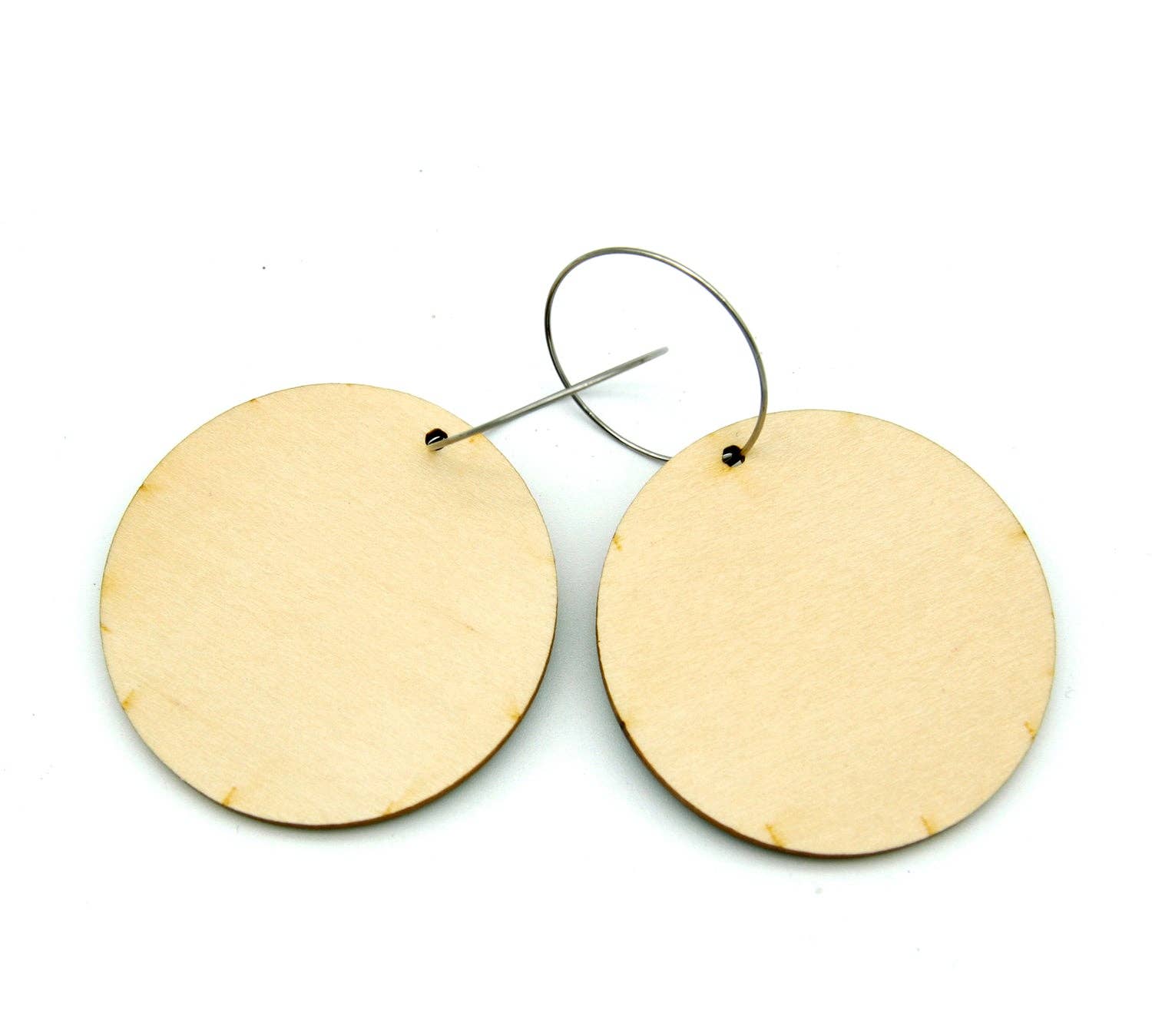 Solart - Wholesale Dangle earrings - Round 45 Sky Wooden Earrings1