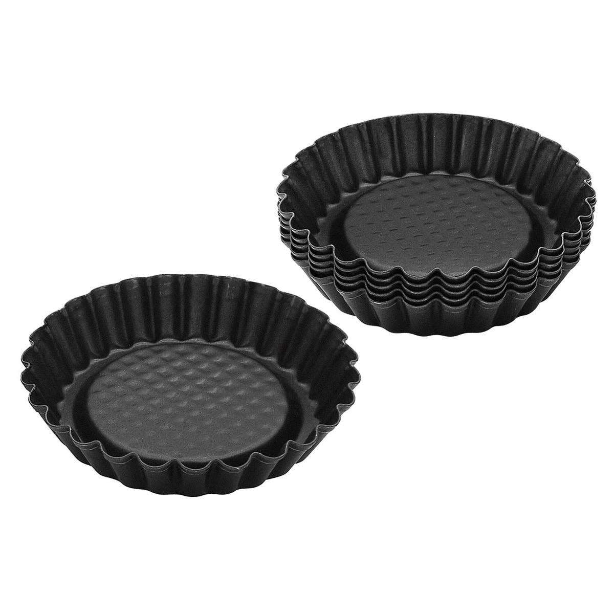 Zenker – wholesale Baking dish – Zenker Black Metallic Tart Pans, Set of 60