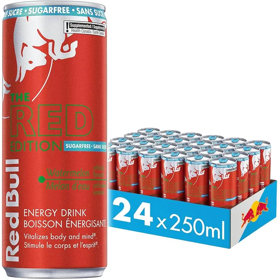 Echo Sales Canada – wholesale Sport-/energidryck – Red Bull Energidryck, Röd Edition - Vattenmelon, 250 ml (24-pack)2