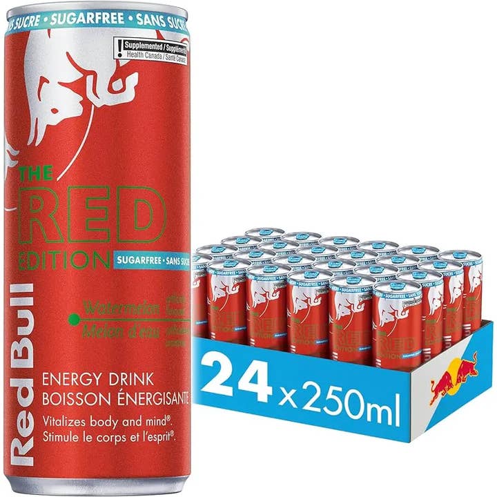 Echo Sales Canada – wholesale Sport-/energidryck – Red Bull Energidryck, Röd Edition - Vattenmelon, 250 ml (24-pack)2