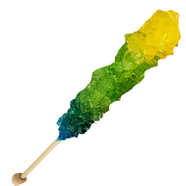 Candy Barn Express - Wholesale Lollipop - Rock Candy On A Stick - Tie Dye Mixed Flavors - 36 Ct.