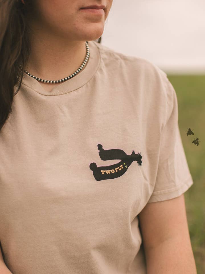 2 Fly Co - Wholesale Screen Printed T-Shirt - Women's - COWBOY BAE TEE