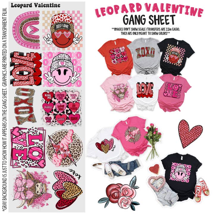 Feuille de gang Léopard Valentine (22 po x 60 po) (Copie) pour la vente par Nashville Design House