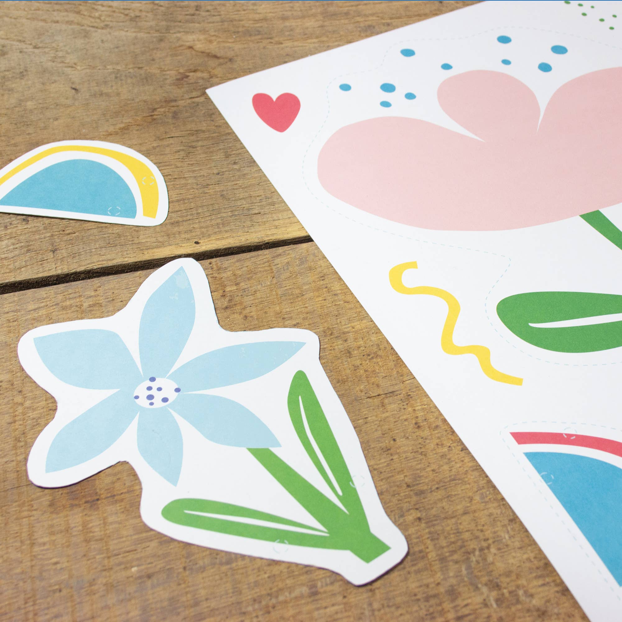 Bow & Hummingbird - Venta al por mayor Kit de manualidades - Plantilla de manualidades Flower Power3
