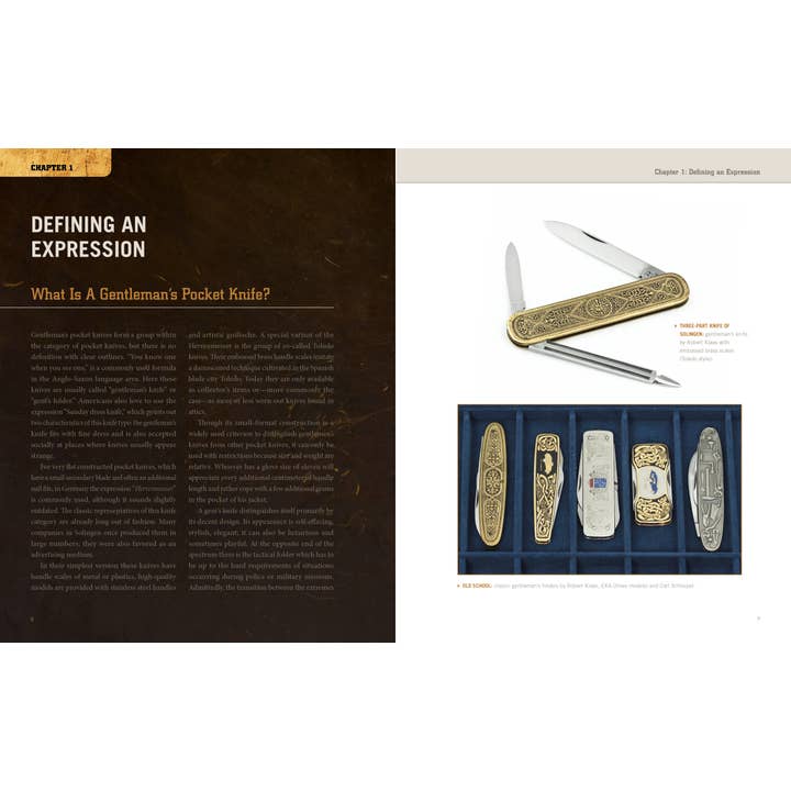 Schiffer Publishing – wholesale Bok om hantverk, hobbyer och gör-det-själv – Gentlemannens fällkniv2