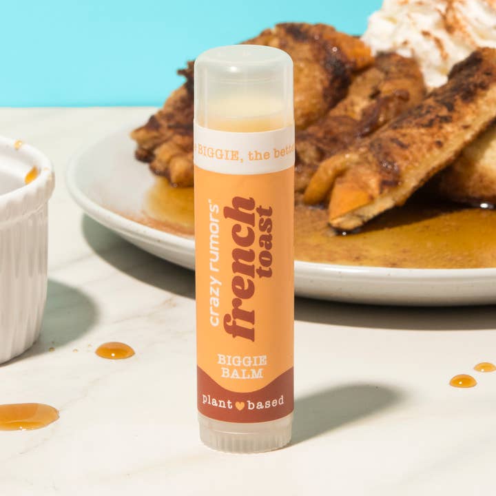 Baume à lèvres pain perdu BIGGIE 100 % naturel et végan pour la vente par Crazy Rumors