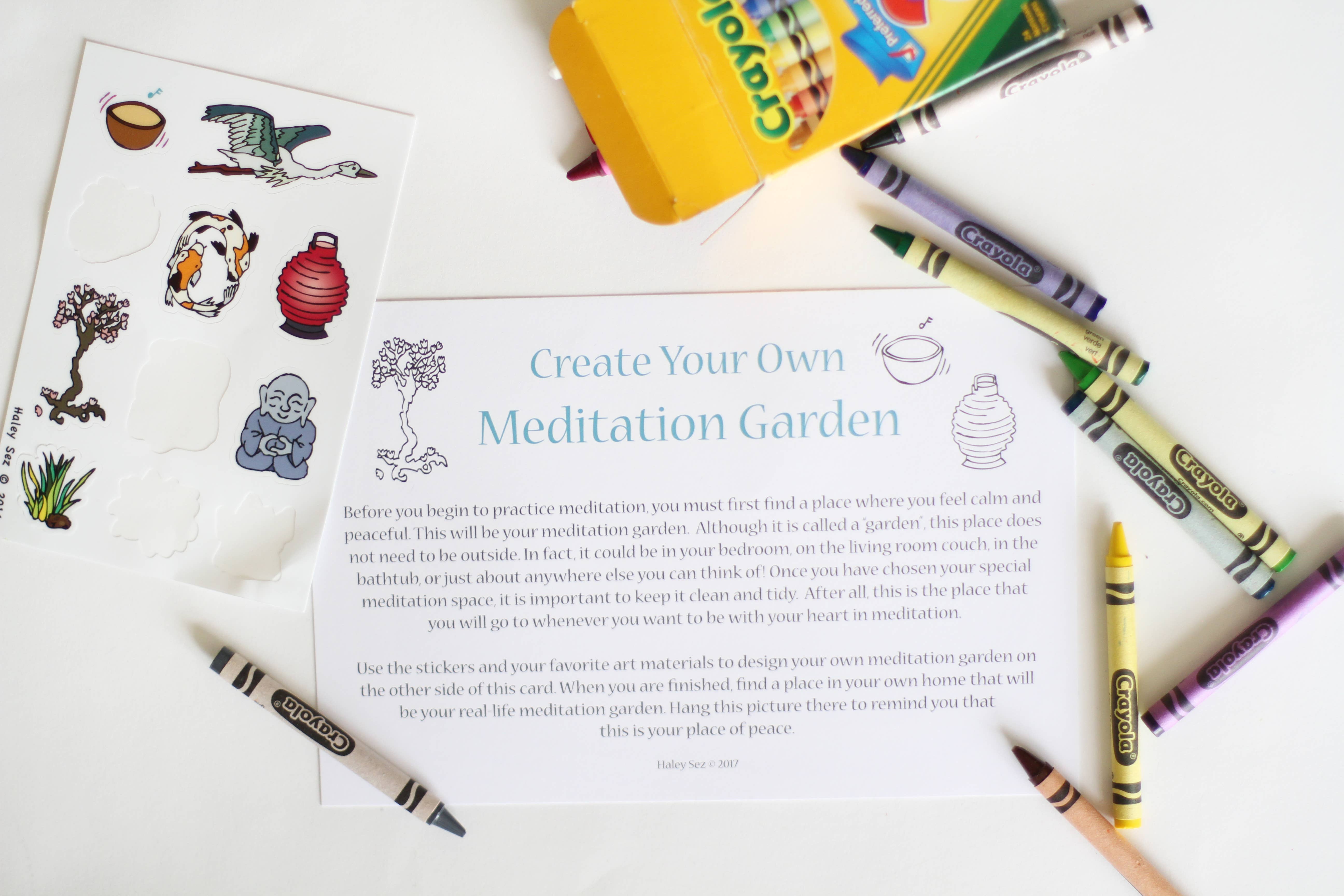 Surprise Inside Art - Wholesale Coloring & Activity Book - Kids & Baby - Create Your Own Meditation Garden: Stickers and Coloring Set3