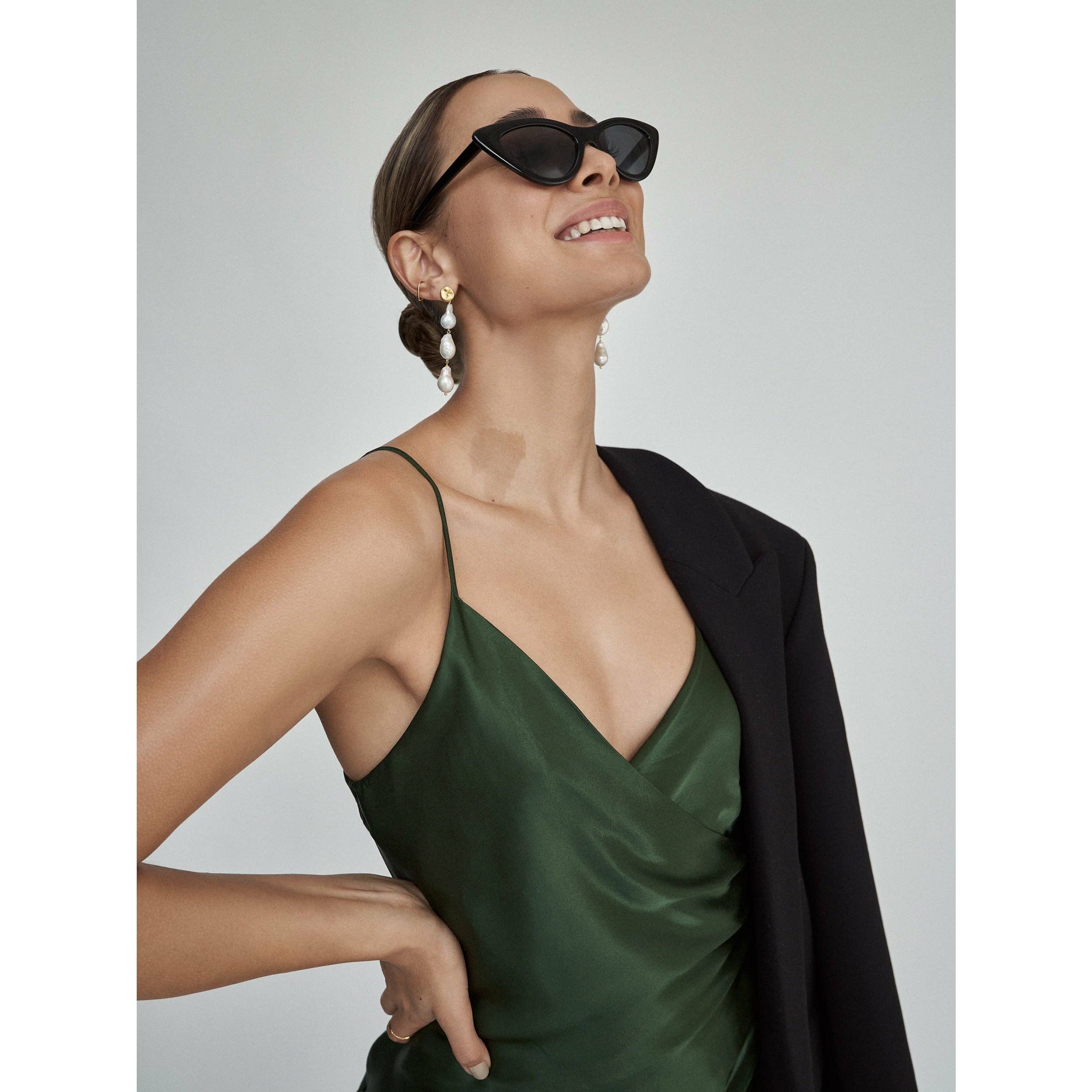 LaMano Jewellery - Vendita all'ingrosso Orecchini pendenti - Orecchini a cerchio con perle barocche a goccia3