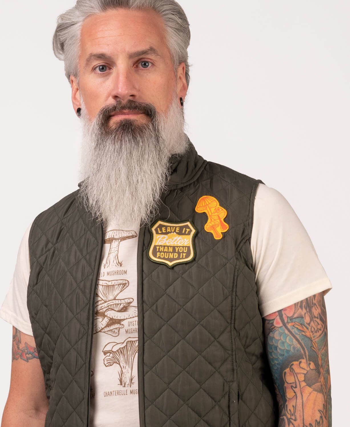 Soul Flower – wholesale Patch – Retro Mushrooms Iron-On Patch - Mushroom Patches2