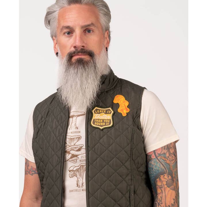 Soul Flower - Wholesale Patch - Retro Mushrooms Iron-On Patch2