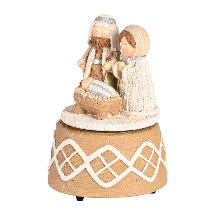 Magnolia - Wholesale Decorative Tabletop Object - Figurine Musical Christmas Nativity1