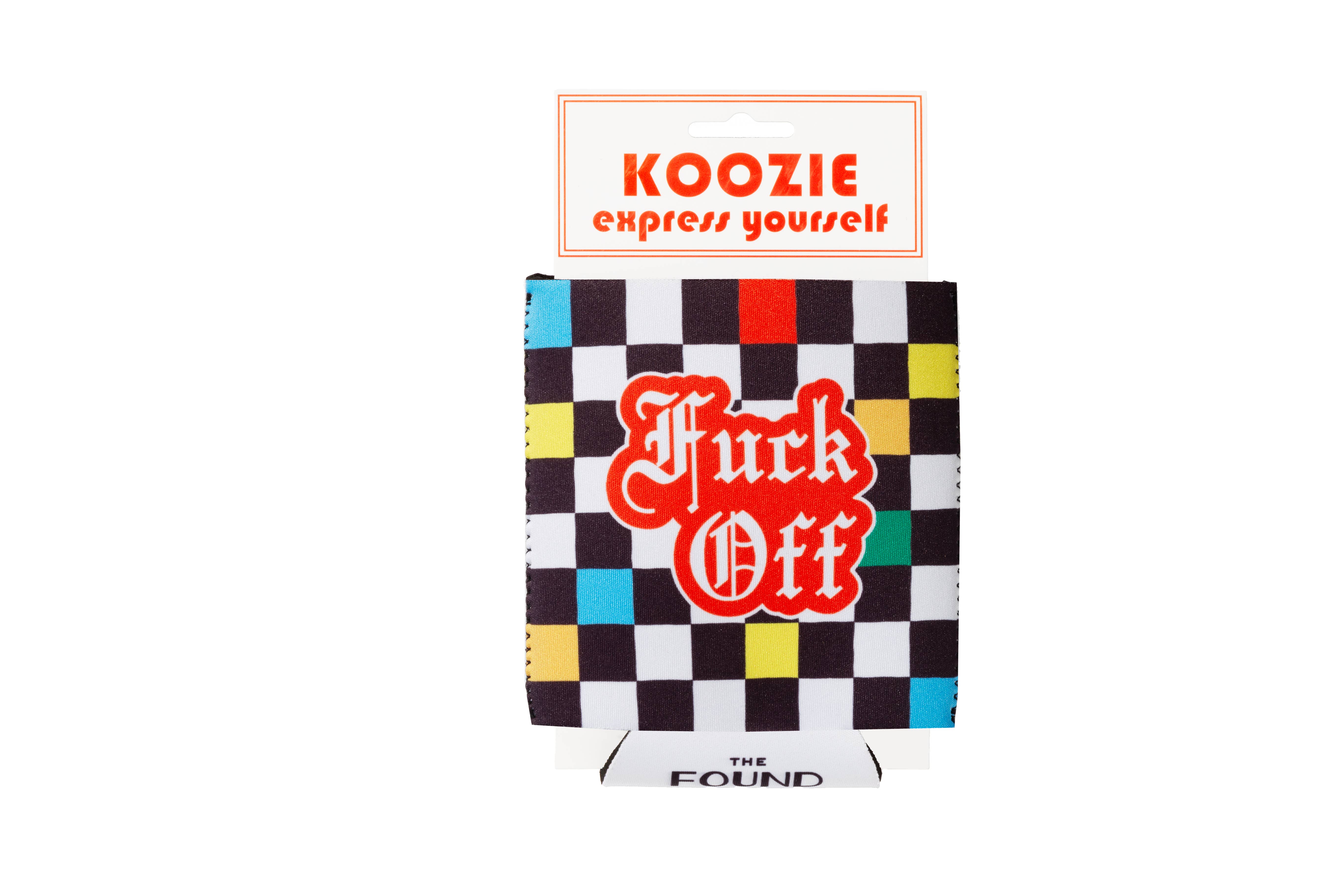 THE FOUND - Wholesale Drink huggers & koozies - Fuck Off Koozie Can Cooler 12oz