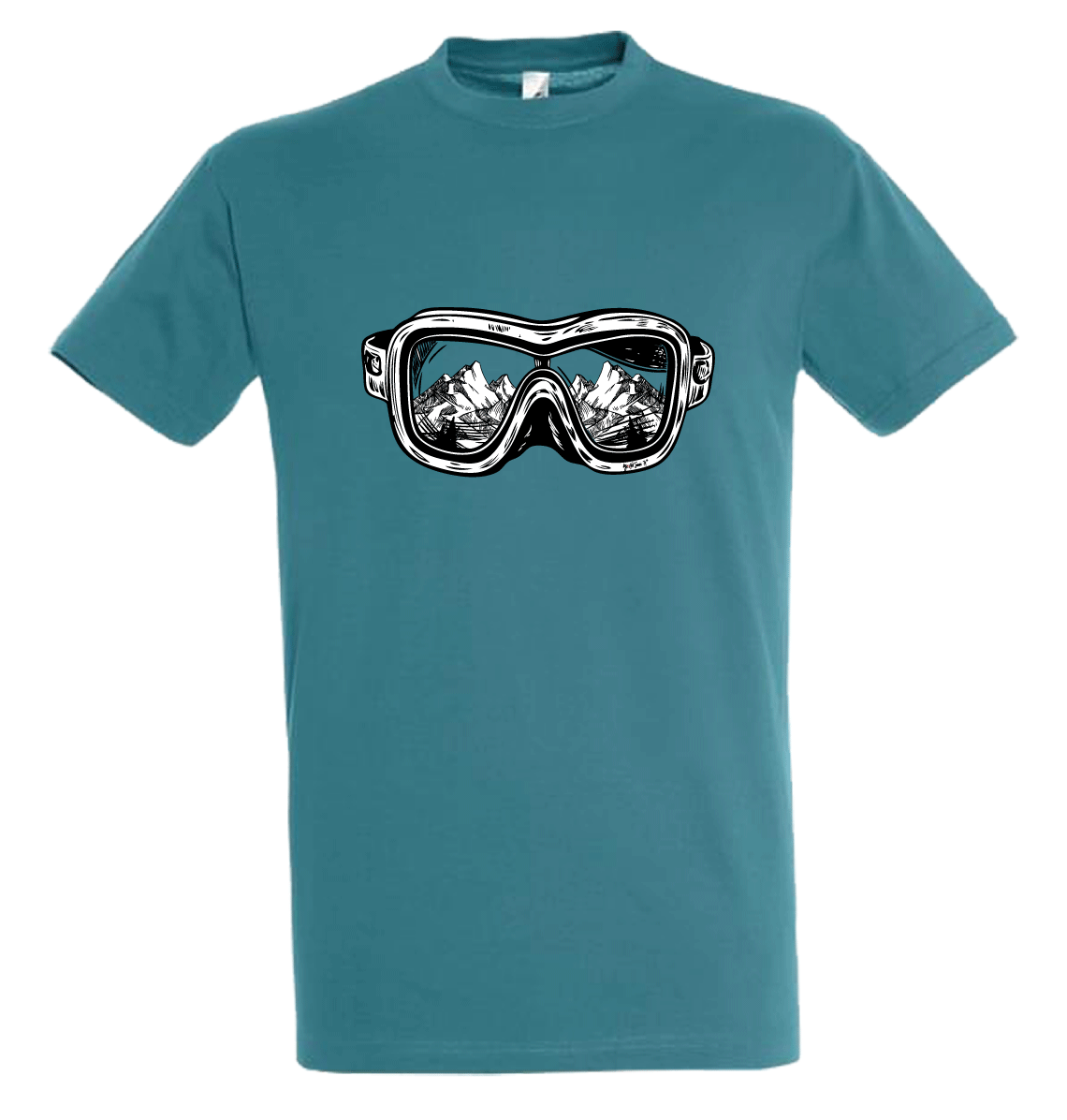 Hot Savoie 74 - Venta al por mayor Camiseta serigrafiada - Hombre - Camiseta Hombre - Máscara de invierno10