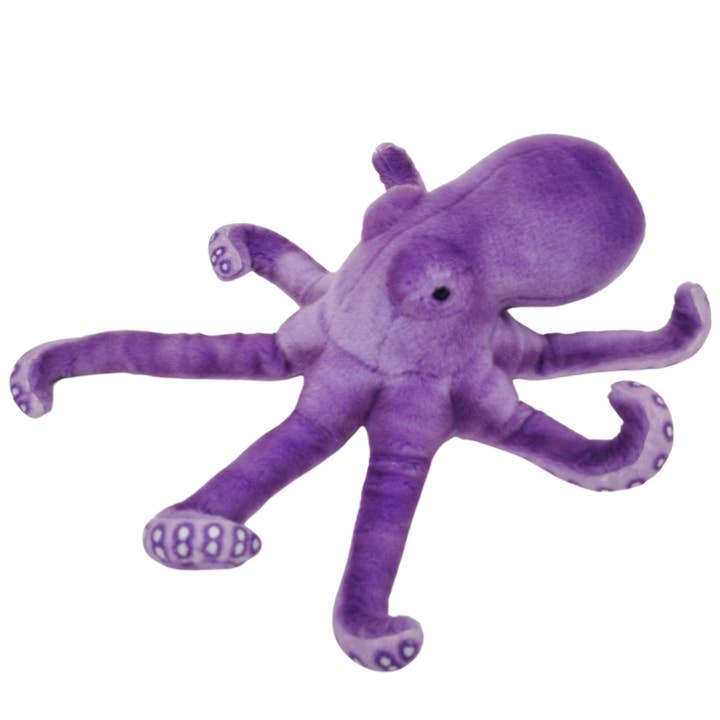 Nate (Octopus, purple - 32cm) for wholesale by Bocchetta Plush Toys