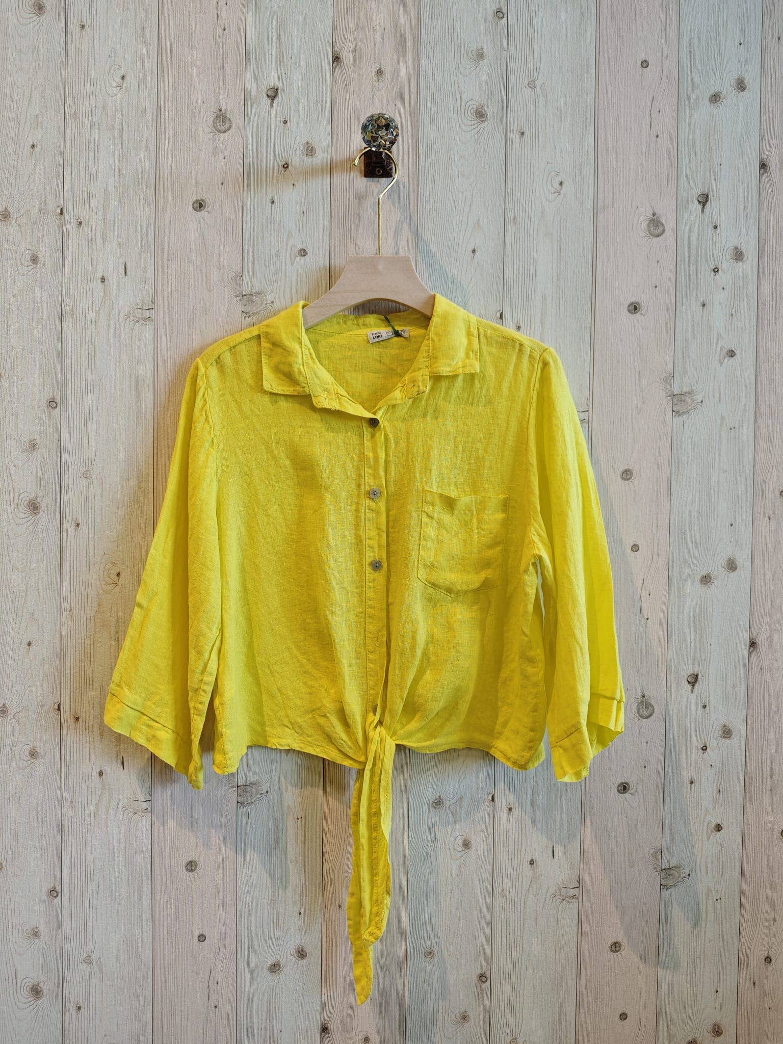 Linen & More - Wholesale Button Down Shirt - Women's - REF 89166 100% LINEN TIE SHIRT15