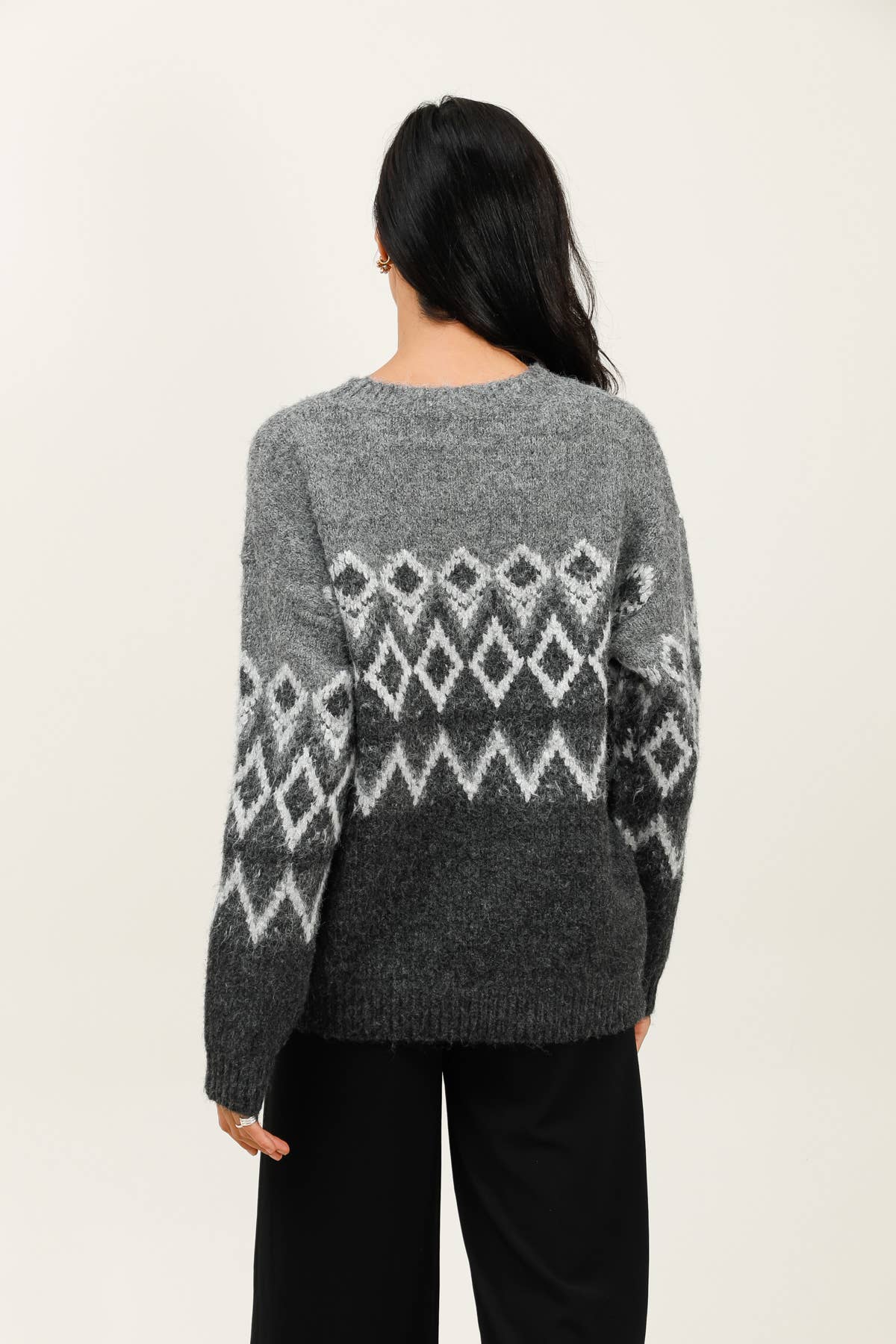 MOOYA - Venta al por mayor Jersey de punto - Mujer - Jersey de punto grueso efecto degradado - JS0031