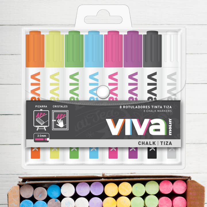 Marcador de tinta de giz para qualquer superfície não porosa por atacado de Molin