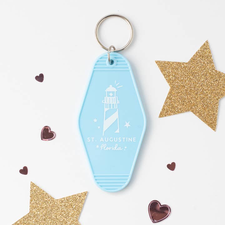 Declaration & Co - Wholesale Keychain - Unisex - Retro Hotel Keychain - St. Augustine Lighthouse2