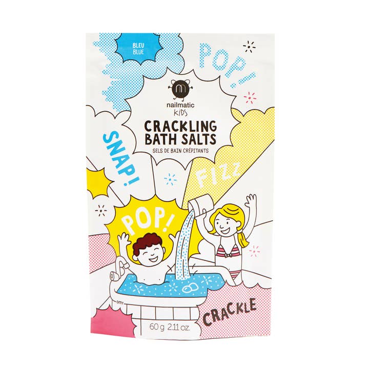 Nailmatic Crackling Bath Salts, Blue for wholesale by nailmatic