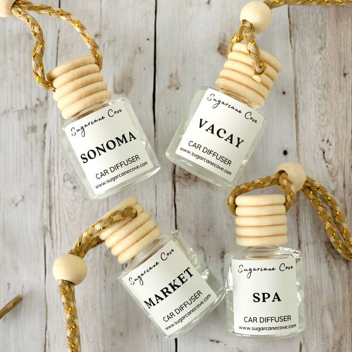 Hængende bildiffusorer/bilfrisker olier for engroshandel hos Sugarcane Cove Company