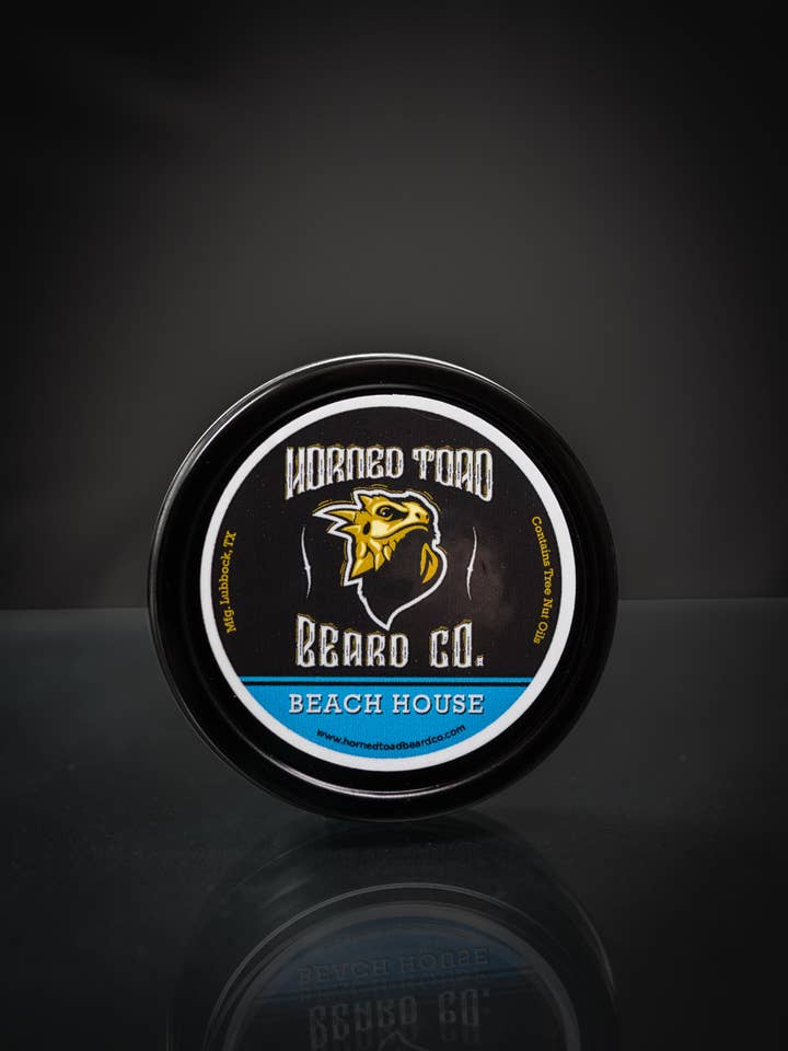 Beach House Beard Balm for wholesale by Horned Toad Beard Co.