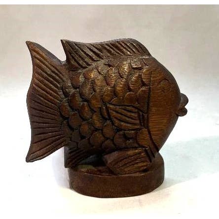 Deurstop, gebogen staartvis, vlek voor wholesale door Sea Island Imports, Inc.