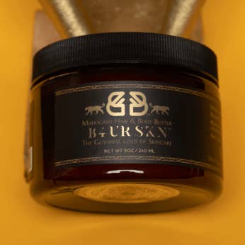 Beurre pour cheveux et corps à l'acajou pour la vente par B4 UR SKN®