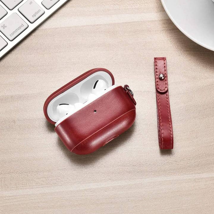 OXA LEATHER - Wholesale Earphone/Headphone Case - Unisex - Leather Apple AirPods Pro Case - Strap14