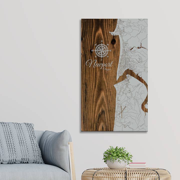 Oregon: Newport Street Karte für den Großhandel von Fire & Pine