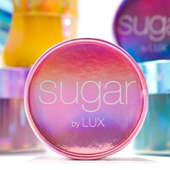 LUX FRAGRANCES - Wholesale Jar/Filled Candle - PINK ROSE AND DRAGON FRUIT 2 WICK DECORATIVE LID CANDLE1