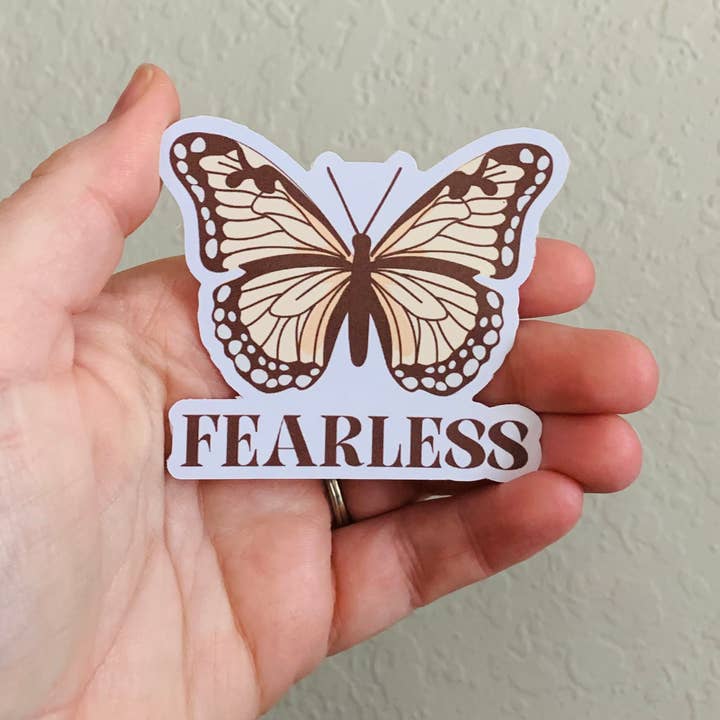 Fearless Butterfly -Taylor Lyrics 2 Stickers/Magnet for wholesale by Oily Graphic Creations