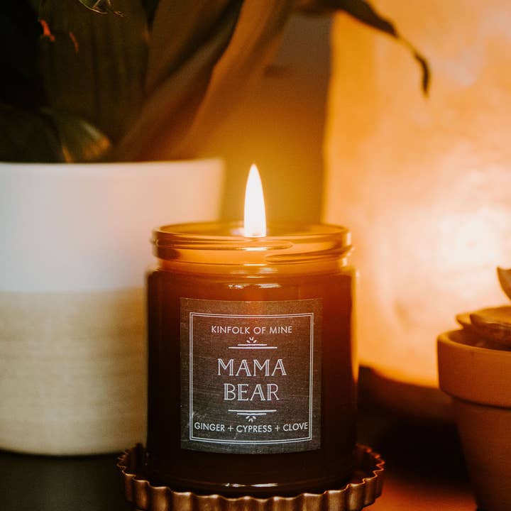 Kinfolk of Mine - Wholesale Jar/Filled Candle - Mama Bear 9oz Candle1