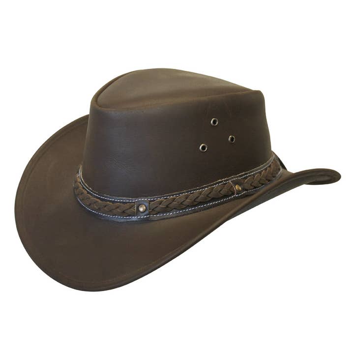 Conner Hats - Wholesale Cowboy Hat - Unisex - Down Under Leather Outback Hat