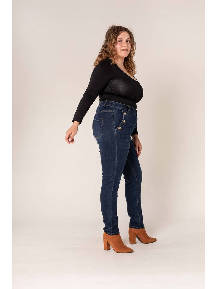 Nina Carter - Wholesale Jeans - Women's - Nina Carter curve plus size large size beautiful curve P22010
