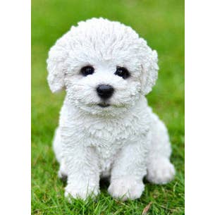 Hi-Line Gift Ltd. - Wholesale Outdoor Ornament/Decor - Bichon Frise Puppy