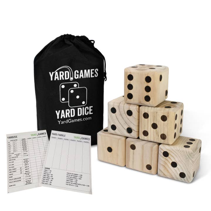 Yard Games – Engroshandel Terninger – Kæmpestore træterninger til udendørs spil3