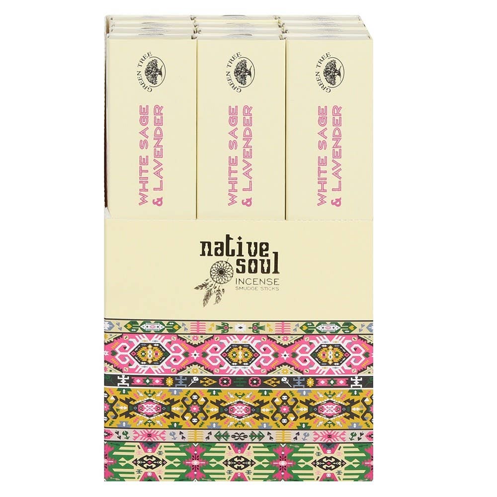 Something Different Wholesale - Wholesale Incense - Native Soul White Sage & Lavender Incense Sticks0