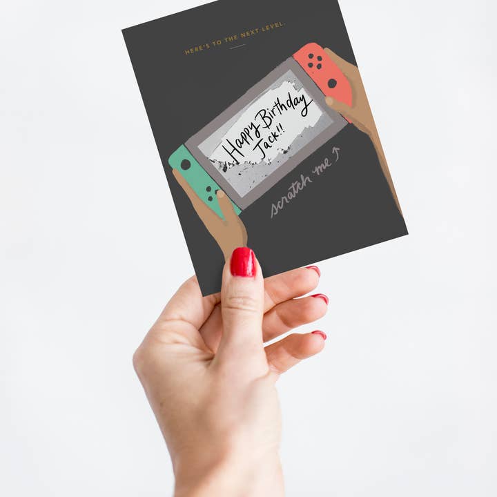 Inklings Paperie - Wholesale Birthday Card - Scratch-off Card - Next Level - Birthday/Everyday1