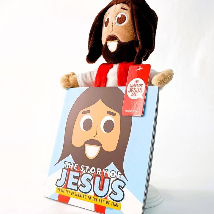 Jesusdoll.com - Wholesale Stuffed/Plush Toy - Kids & Baby - Jesus Doll & Book Bundle - Plush Doll + Story of Jesus Book