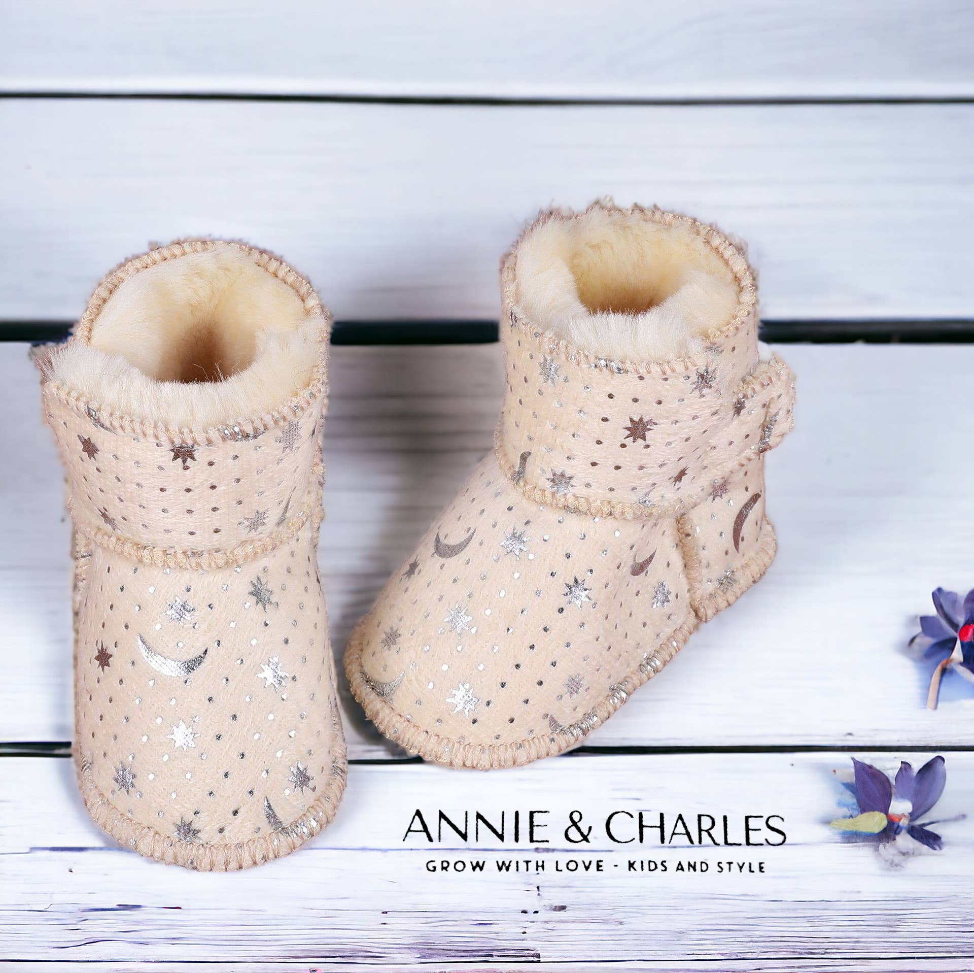 Annie & Charles - Vente Bottines – bébé - Chaussures bébé Annie & Charles® en cuir synthétique vegan4